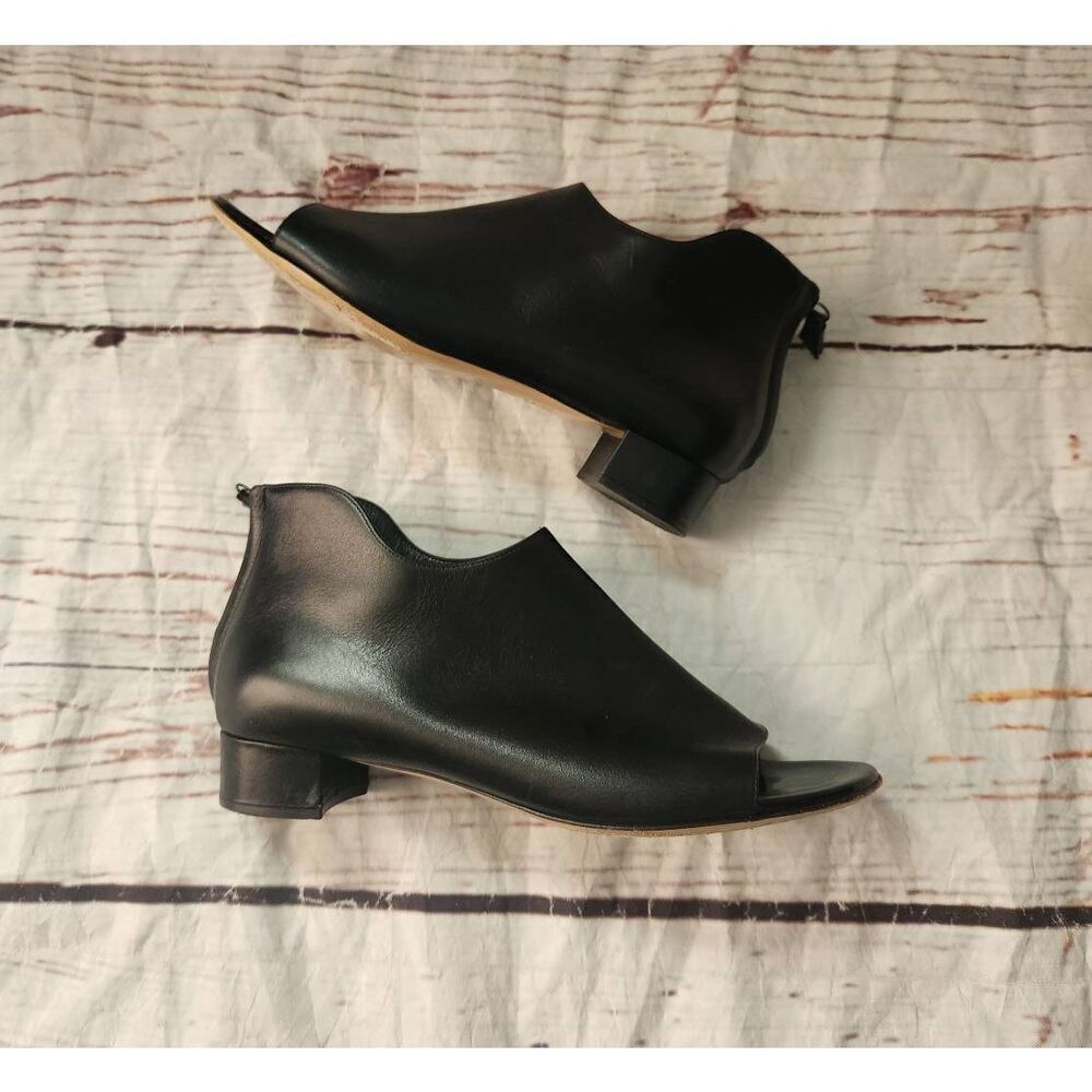Casadei‎ Open Toe Leather Heeled Shoe Size 10